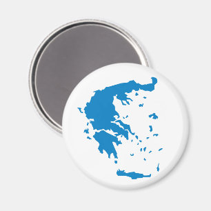 Map of Greece Magnet