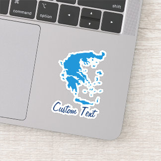 Map of Greece Sticker