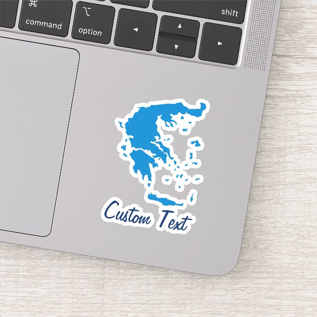 Map of Greece Sticker (Detail)