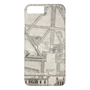 Map of Greenwich Park iPhone 8 Plus/7 Plus Case