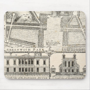 Map of Greenwich Park Mouse Pad