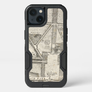 Map of Greenwich Park iPhone 13 Case