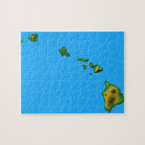 Map of Hawaii Jigsaw Puzzle