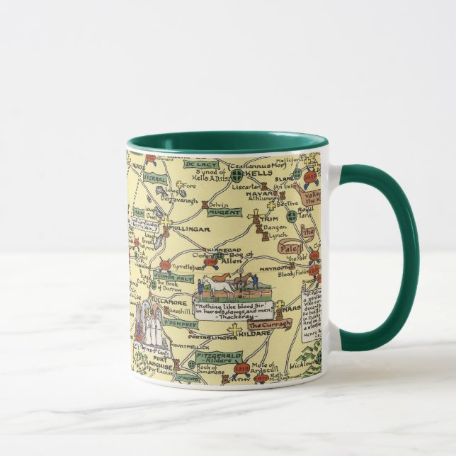 Map of Historical Ireland Mug (Right)