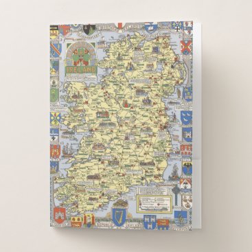 Map of Historical Ireland Pocket Folder