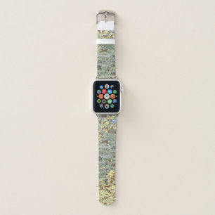 Map of Historical Scotland Apple Watch Band