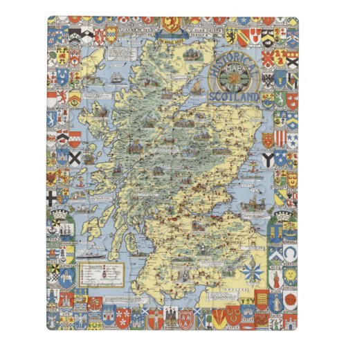 Map of Historical Scotland Jigsaw Puzzle