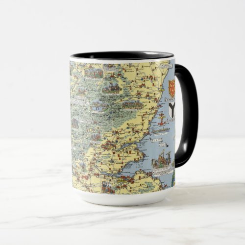 Map of Historical Scotland Mug