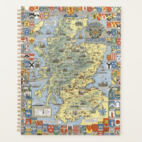 Map of Historical Scotland Planner