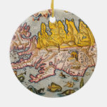 Map Of Iceland Ceramic Ornament at Zazzle