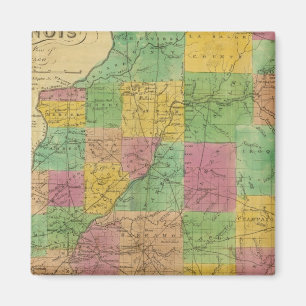 Map of Illinois Magnet