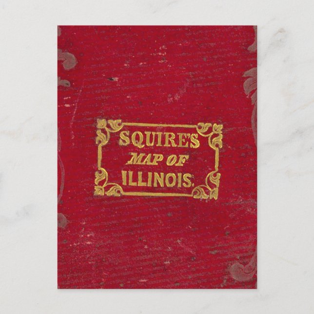 Map of Illinois Postcard (Front)