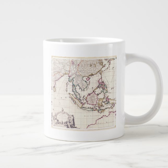 Map of India & the East Indies Giant Coffee Mug (Right)