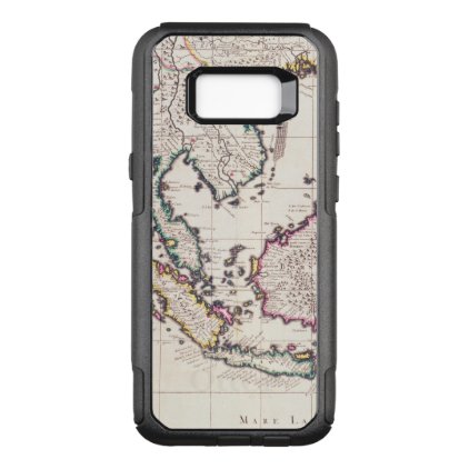 Map of India &amp; the East Indies OtterBox Commuter Samsung Galaxy S8+ Case