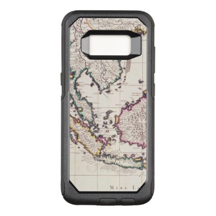 Map of India &amp; the East Indies OtterBox Commuter Samsung Galaxy S8 Case