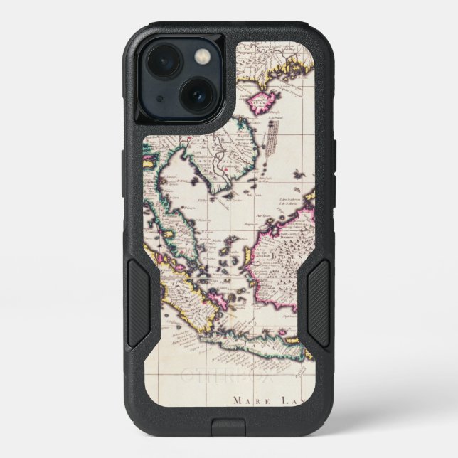 Map of India & the East Indies Otterbox iPhone Case (Back)