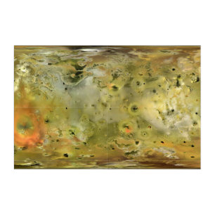 Map of Io Acrylic Print