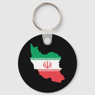 Map Of Iran Keychain
