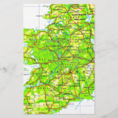 Map of Ireland Emerald Isle St Patrick's Day (Front)