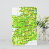 Map of Ireland Emerald Isle St Patrick's Day (Standing Front)