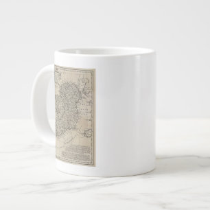 Map of Ireland Giant Coffee Mug