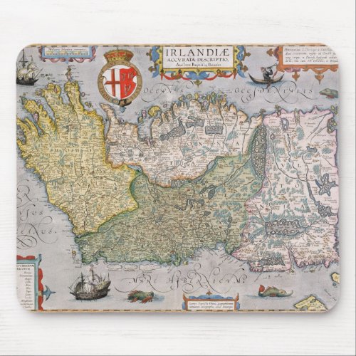 Map of Ireland Mouse Pad