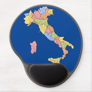 Map of Italy * Mapa de Italia Gel Mouse Pad