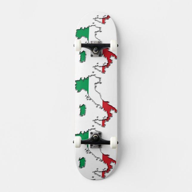 Map of Italy Skateboard Deck (Front)