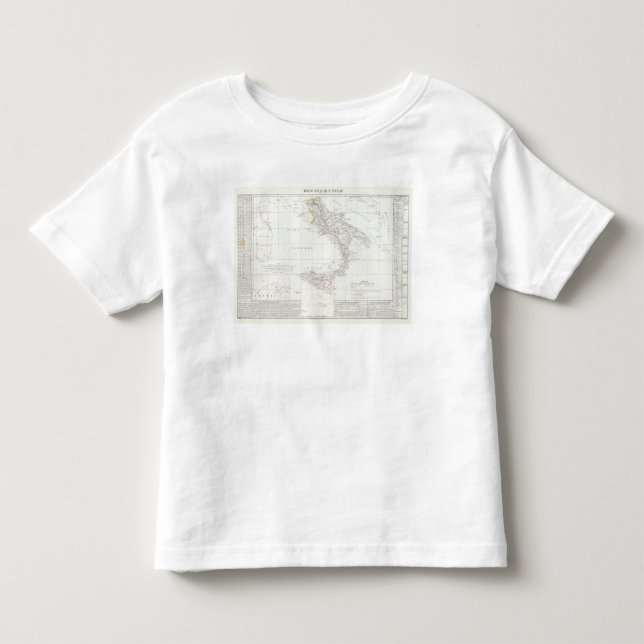 Map of Italy Toddler T-shirt (Front)