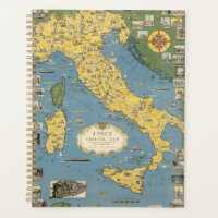 Map of Italy with Vatican City Planner