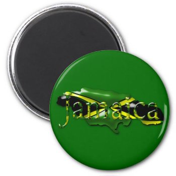 Map Of Jamaica Magnet by Jamlanddesigns at Zazzle