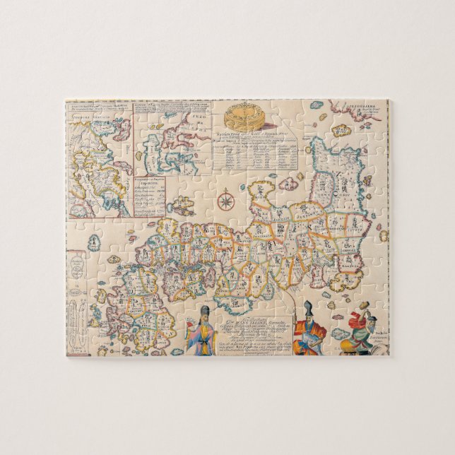 Map of Japan 3 Jigsaw Puzzle (Horizontal)
