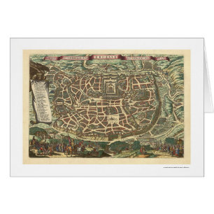 Map of Jerusalem by Nicolaes Visscher 1660
