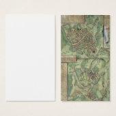 Map of Jerusalem, from 'Civitates Orbis Terrarum' (Front & Back)
