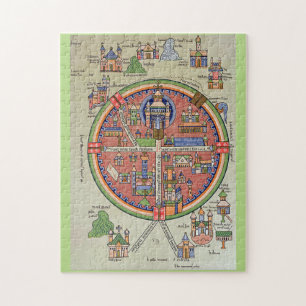 Map of Jerusalem puzzle
