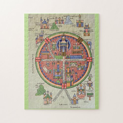 Map of Jerusalem puzzle