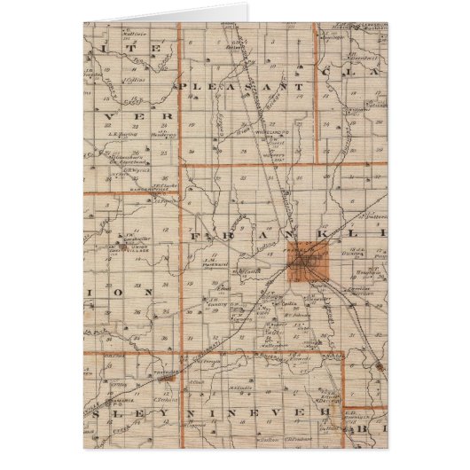 Map of Johnson County Cards (Front)