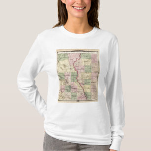 Map of Juneau and Adams counties T-Shirt