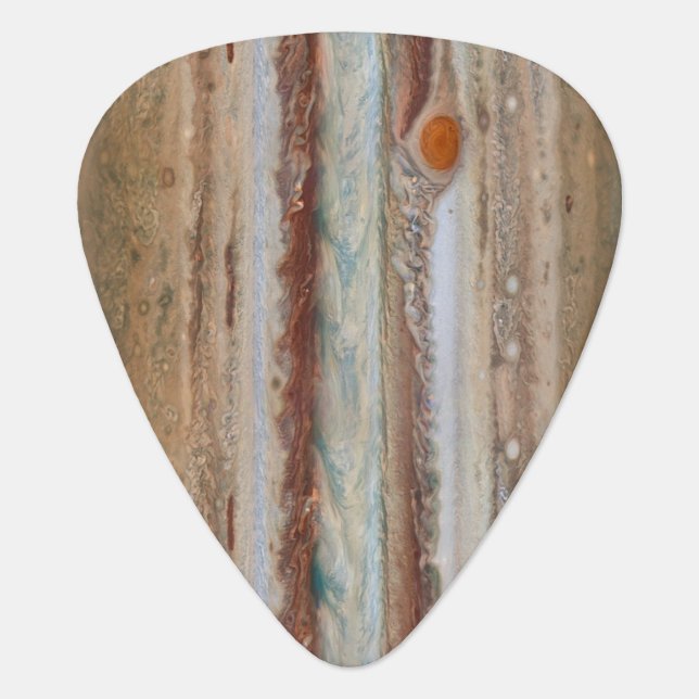 Map of Jupiter Guitar Pick (Front)