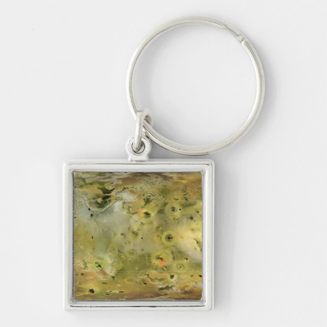 Map of Jupiter's moon Lo Keychain (Front)
