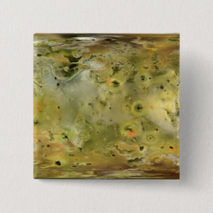 Map of Jupiter's moon Lo Pinback Button