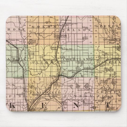 Map of Kent County, Michigan Mouse Pad | Zazzle.com