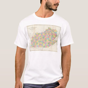 Map of Kentucky & Tennessee T-Shirt