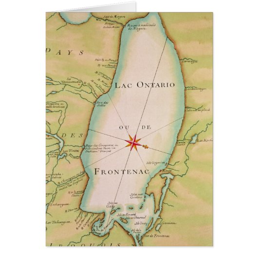 Map of Lake Ontario Cards (Front)