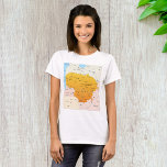 Map Of Lithuania T-Shirt