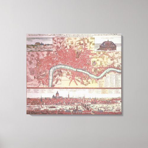 Map of London Canvas Print