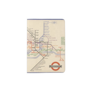 Map of London's Underground Railways Passport Holder