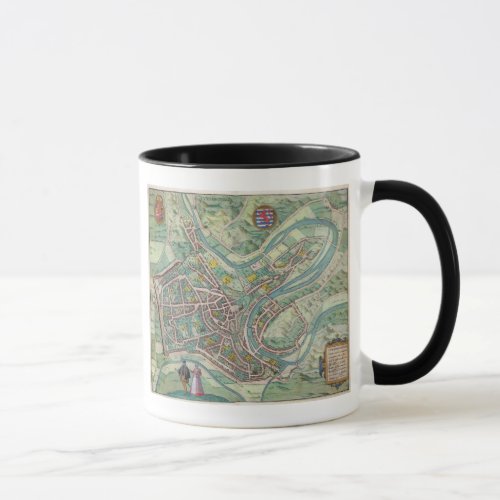 Map of Luxembourg from Civitates Orbis Terrarum Mug