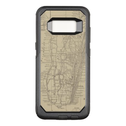 Map of Madagascar OtterBox Commuter Samsung Galaxy S8 Case