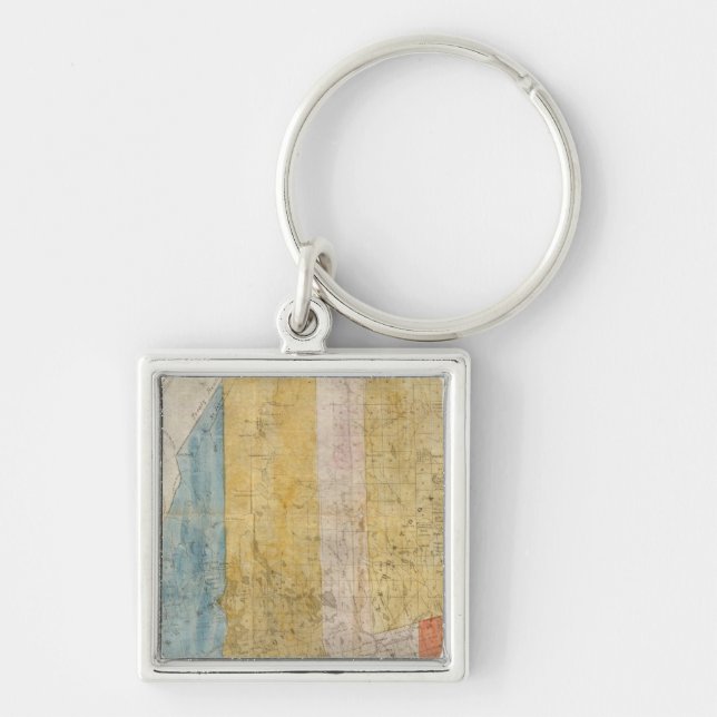 Map of Maine Keychain (Front)